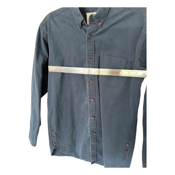 Kith Classics Button Down Blue Utility Shirt Cotton Navy Size M Heavy Duty - Picture 6 of 11